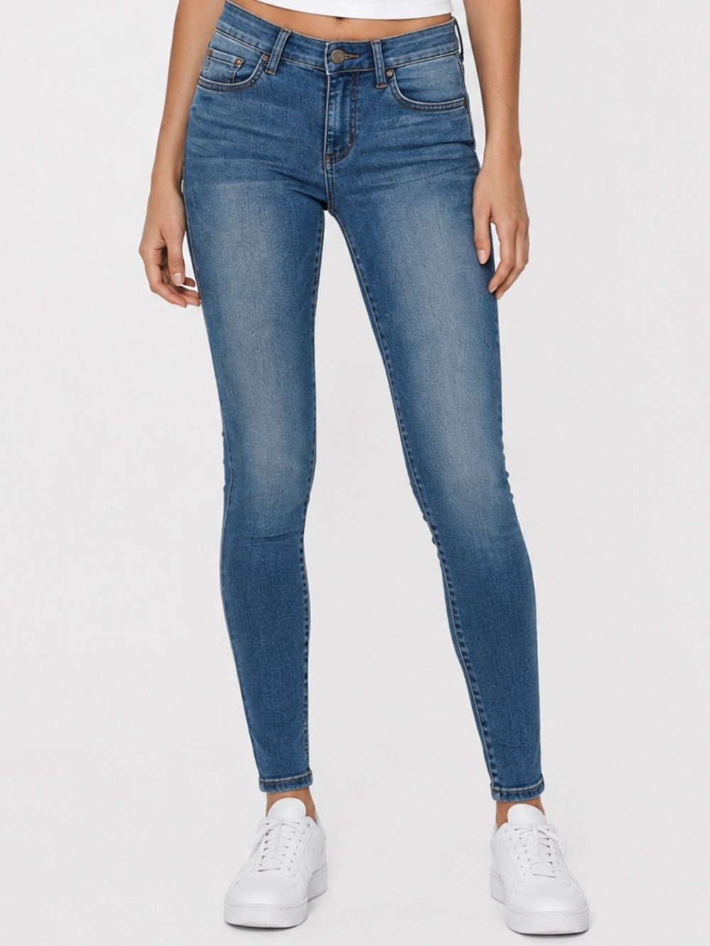 Guess 1981 Legging Skinny Jeans Women’s Size 24 Medium Wash Stretch Denim NWT